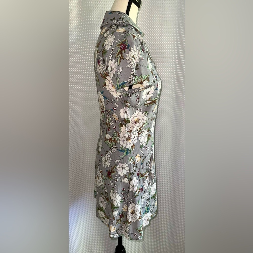 Dress Forum Floral Button Front Mini Dress size‎ Small - Picture 8 of 11
